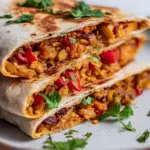 Crispy Shredded Chipotle Tofu Wraps