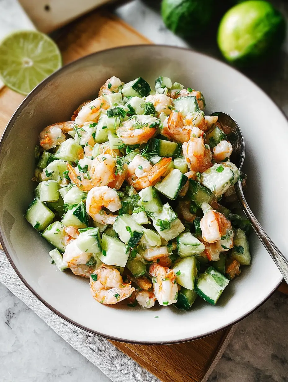 Cucumber Shrimp Salad