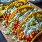 Dill Pickle Ranch Smash Chicken Tacos