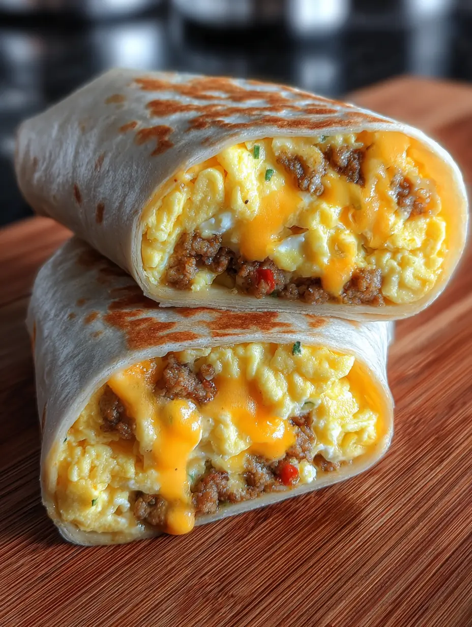 Easy Freezer Breakfast Burritos