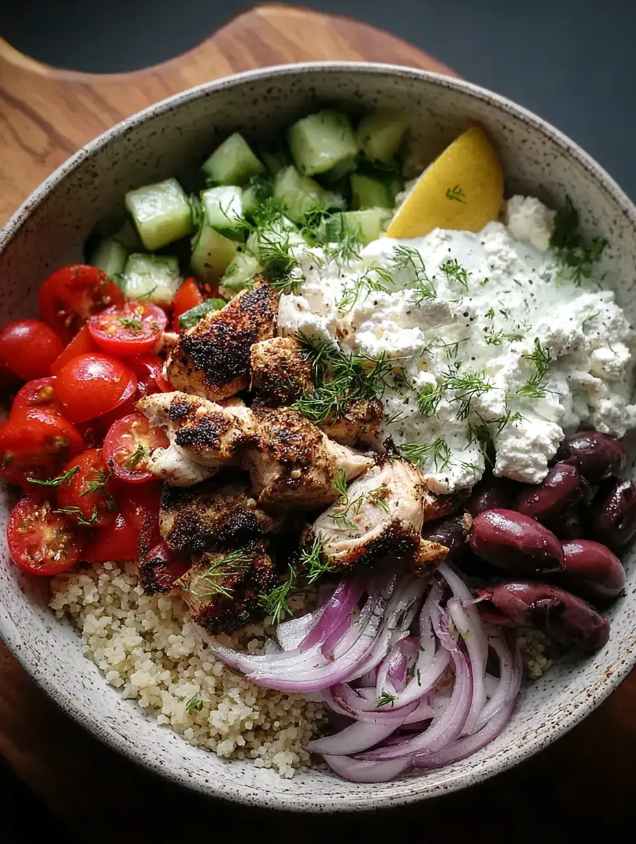 Mediterranean Chicken Bowls