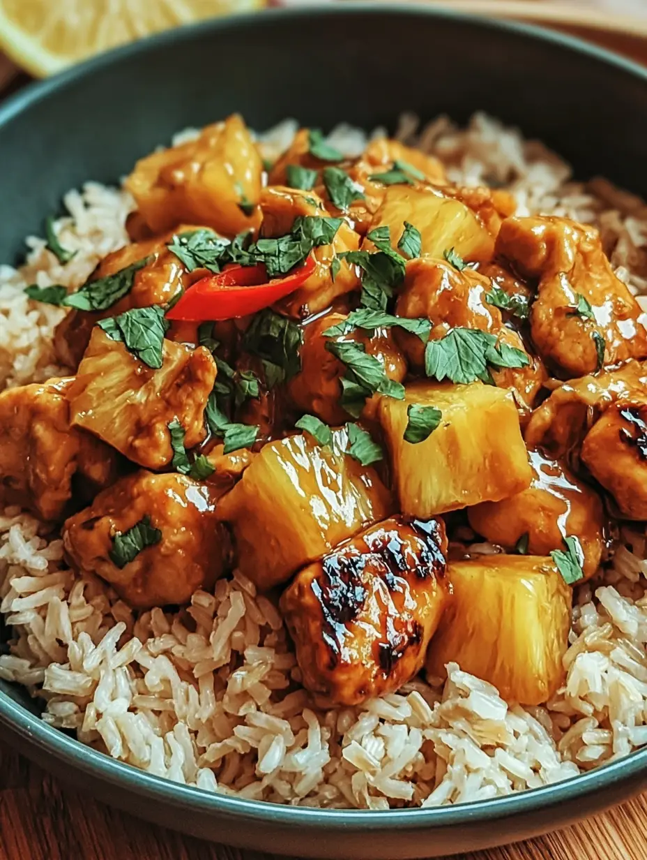 Pineapple Chicken and Rice