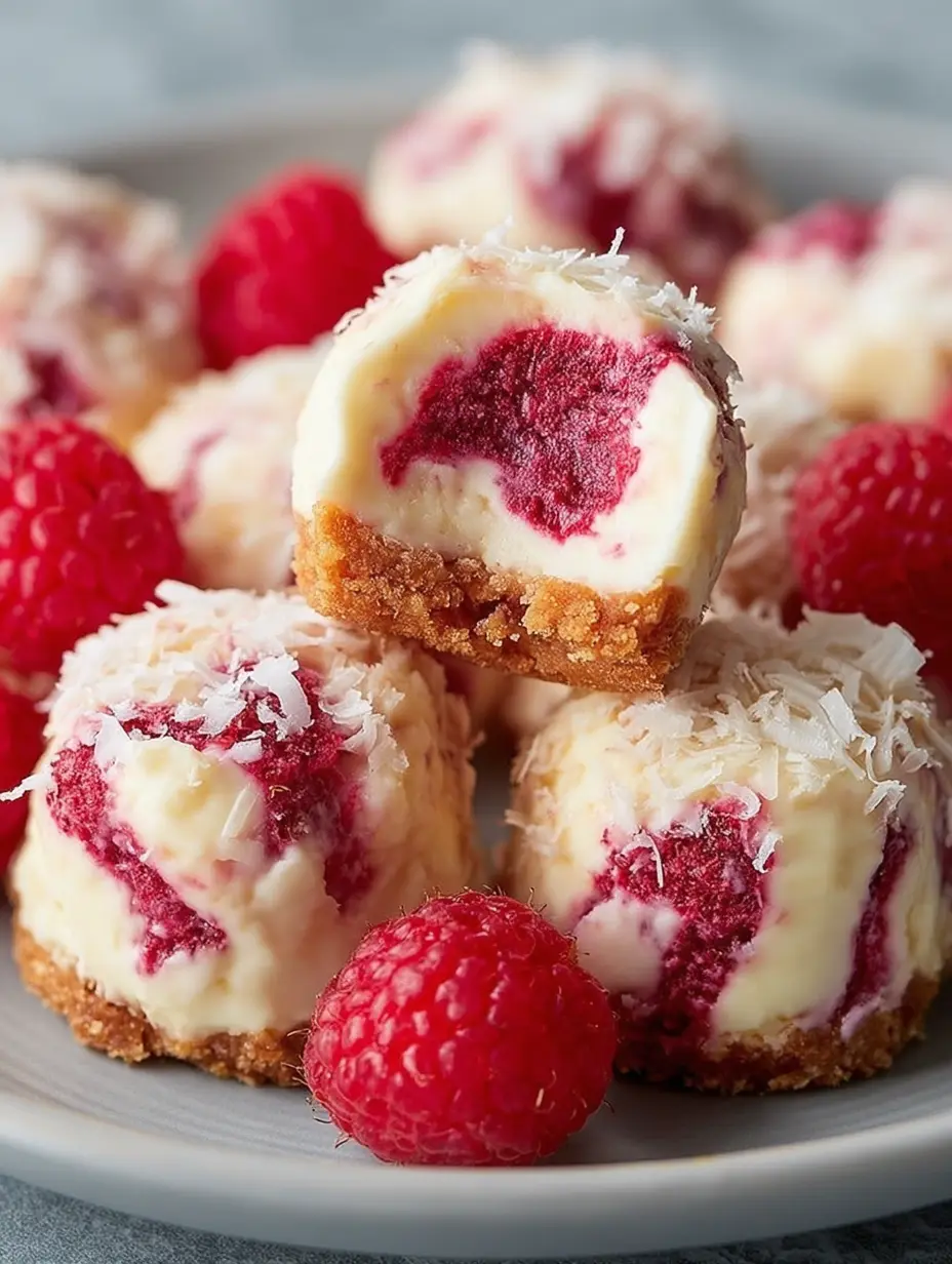 Raspberry Cream Cheese Bites