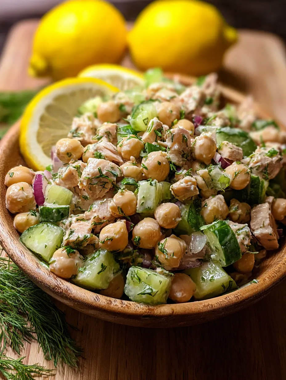 Tuna Garbanzo Bean Salad