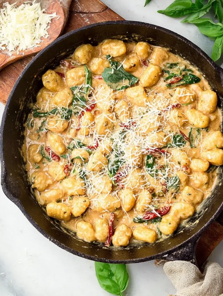 Tuscan Vegan Gnocchi
